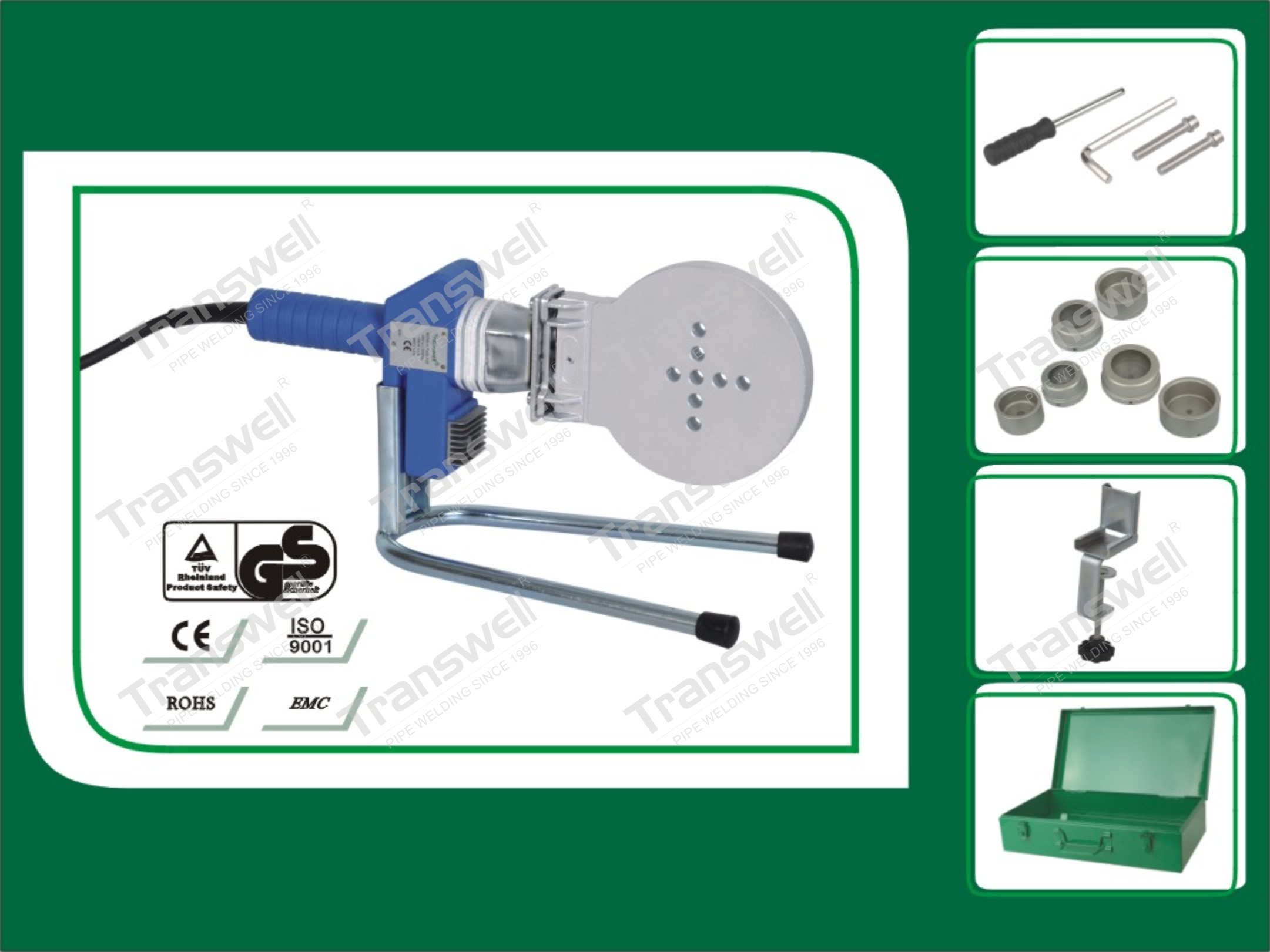 Zrjq 110t Portable Socket Fusion Tools 杭州领鸿电气有限公司 Transwell